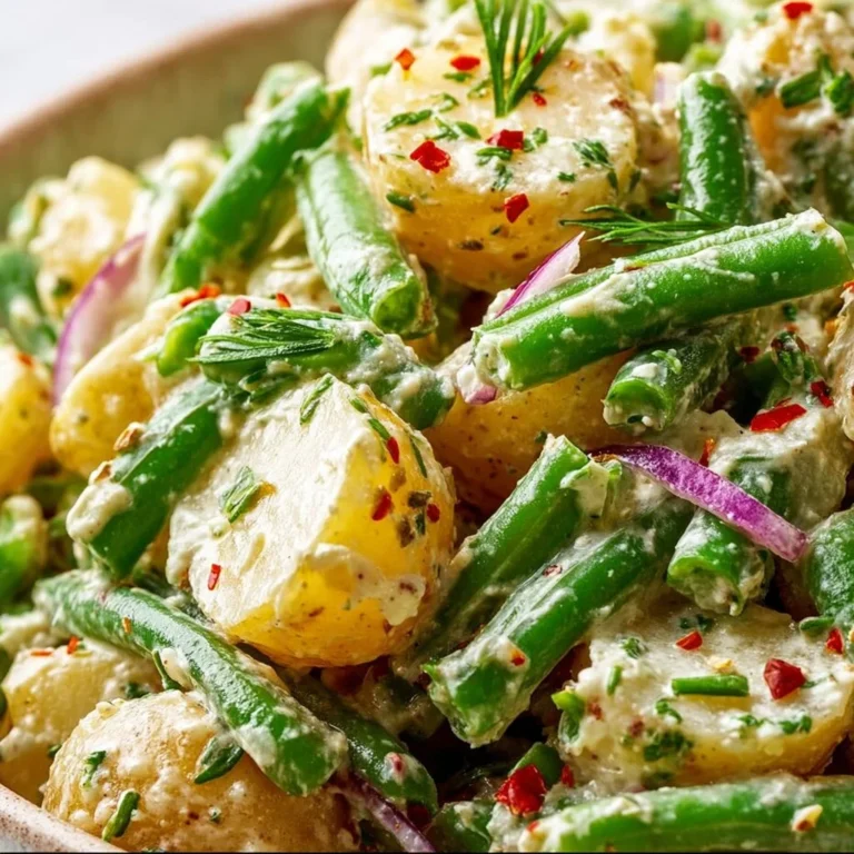 Creamy Green Bean Potato Salad